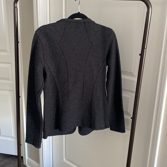 Eileen Fisher Wool Size Zip Moto Jacket - Picture 5 of 6